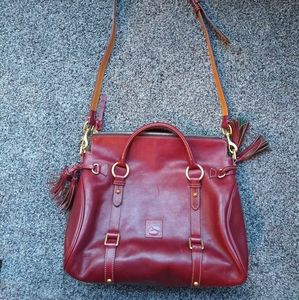 Dooney and Bourke red leather purse